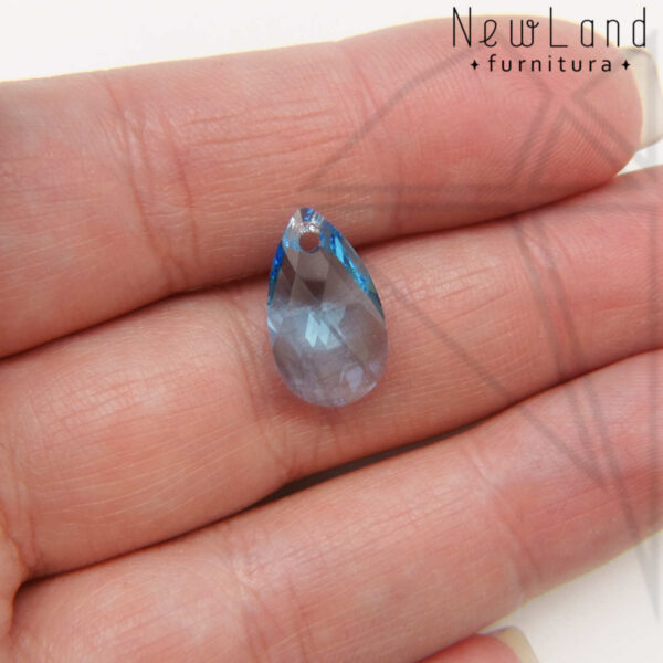 Кристаллы Сваровски капля 16х9 мм (Aquamarine)