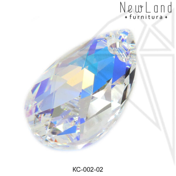 Кристаллы Сваровски капля 16х9 мм (Crystal AB)