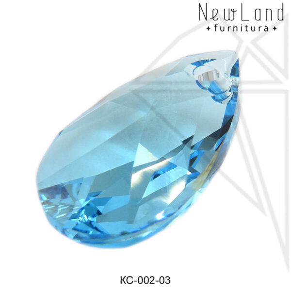Кристаллы Сваровски капля 16х9 мм (Aquamarine)