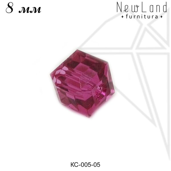 Бусина кристалл Сваровски 8 мм (Ruby)