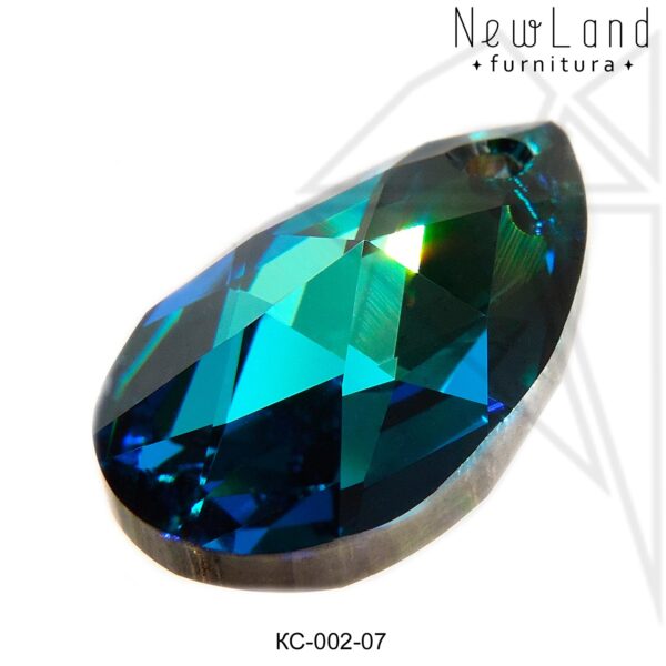 Кристаллы Сваровски капля 16х9 мм (Bermuda blue)